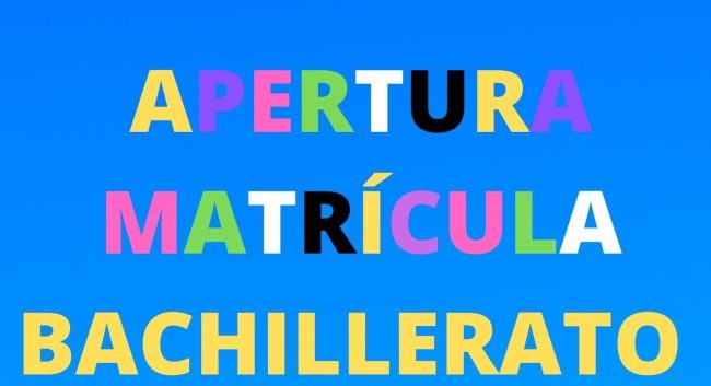 MATRÍCULA ABIERTA