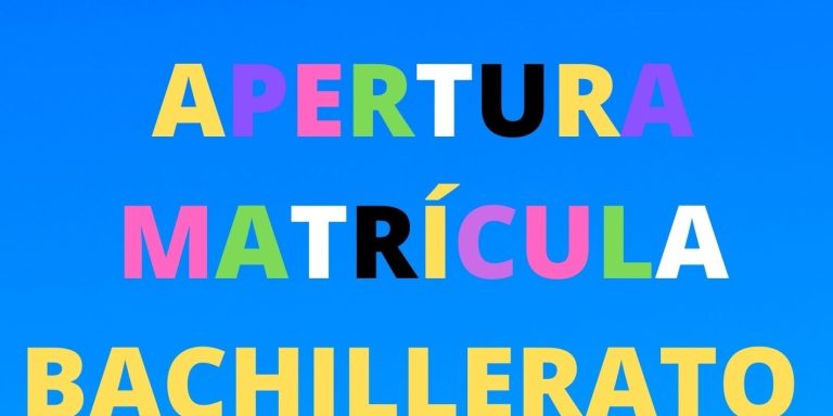 MATRÍCULA ABIERTA
