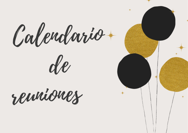 Calendario reuniones